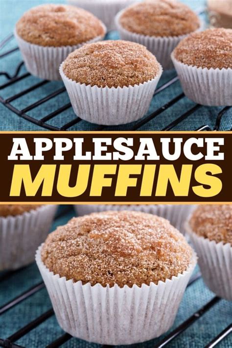 Applesauce Muffins (Easy Recipe) - Insanely Good