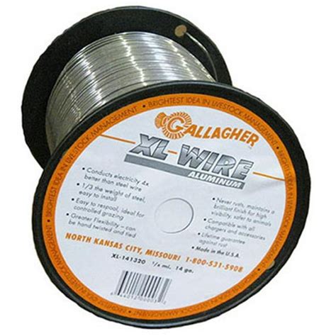 Gallagher Electric Electric Fence Wire 1/4 mi. Silver - Walmart.com - Walmart.com