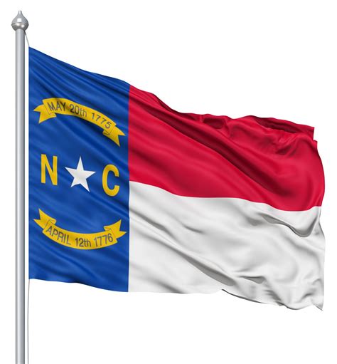 Waving Flag of USA state North Carolina | Kight on Cannabis