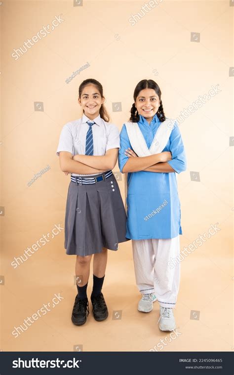 A Indian Girl In School Uniform: Over 6,405 Royalty-Free Licensable ...