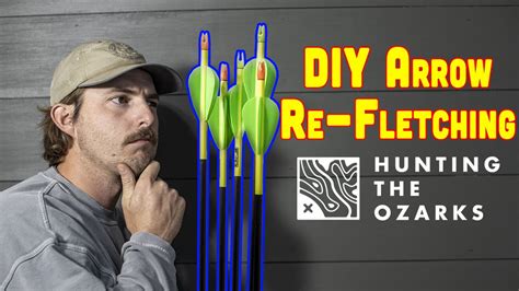 DIY Arrow Re-Fletching | How To Fletch Your Arrows - YouTube