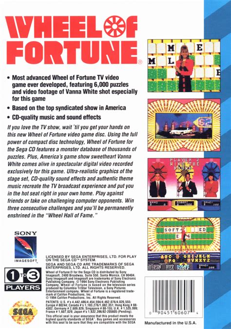 Wheel of Fortune cover or packaging material - MobyGames