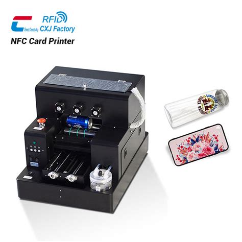 UV NFC Card Printer Flatbed Card Acrylic Bottle Phone Case Inkjet Printer