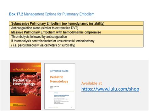 Management Options for Pulmonary Embolism | Download Scientific Diagram