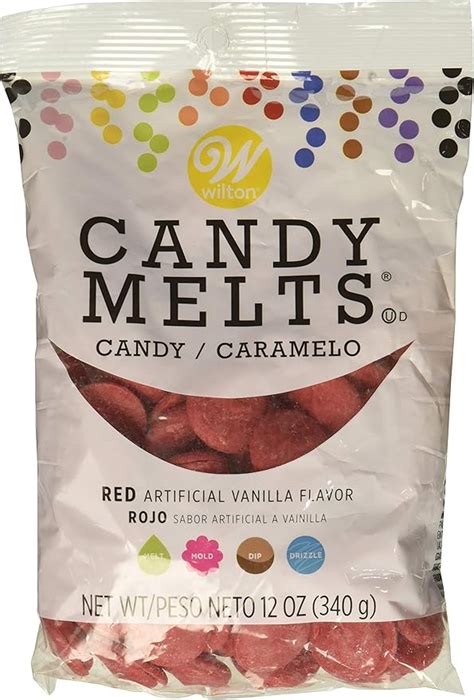 Amazon.com: Wilton Red Candy Melts Candy, 12 oz. : Grocery & Gourmet Food