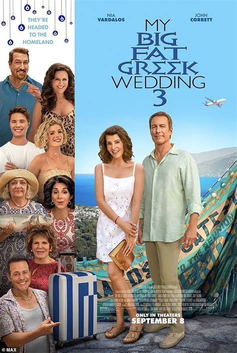 Nia Vardalos and John Corbett in official poster for My Big Fat Greek Wedding sequel | Daily ...