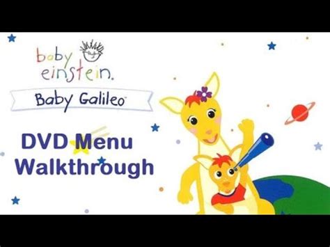 Baby Einstein Baby Galileo DVD Menu Walkthrough - YouTube