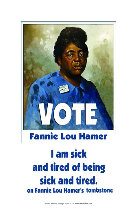 African American historical posters. Fannie Lou Hamer #1139 ...