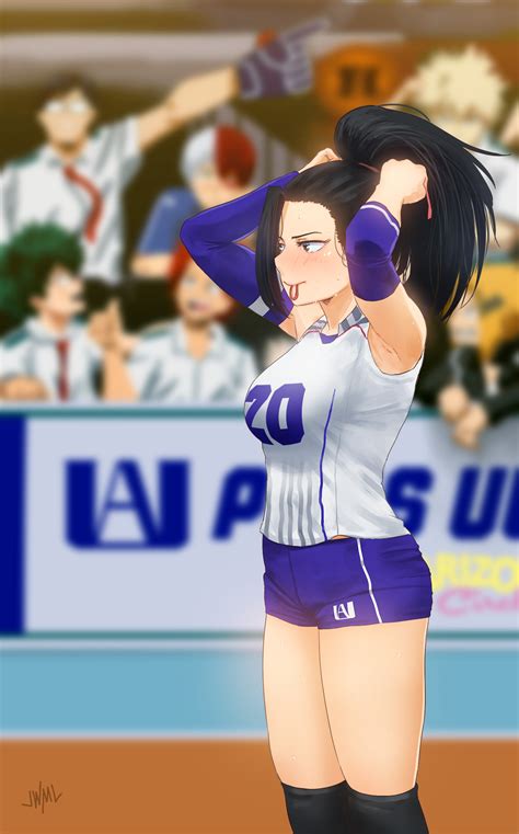 [Fanart] Momo Yaoyorozu! Volleyball! | BnHA : r/anime