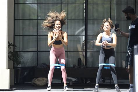 Brooke Burke with her daughter - Workout candids in West Hollywood-63 | GotCeleb