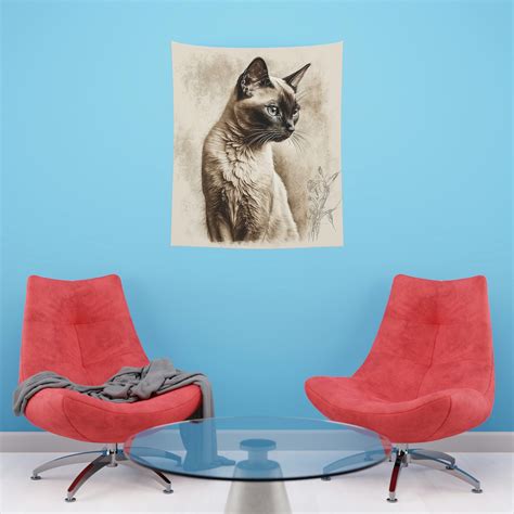 Siamese Cat Sketch digital Download - Etsy