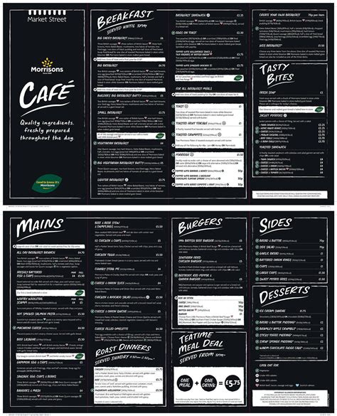 Morrisons Openshaw lighter breakfast served until 3.00 p.m. | Cafe menu ...