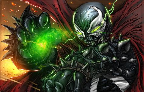 SPAWN colored by LoadedAtama on DeviantArt