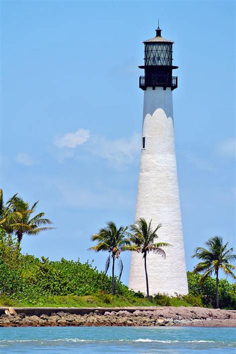 Biscayne Bay Lighthouse Photograph by Denise Thompson - Fine Art America