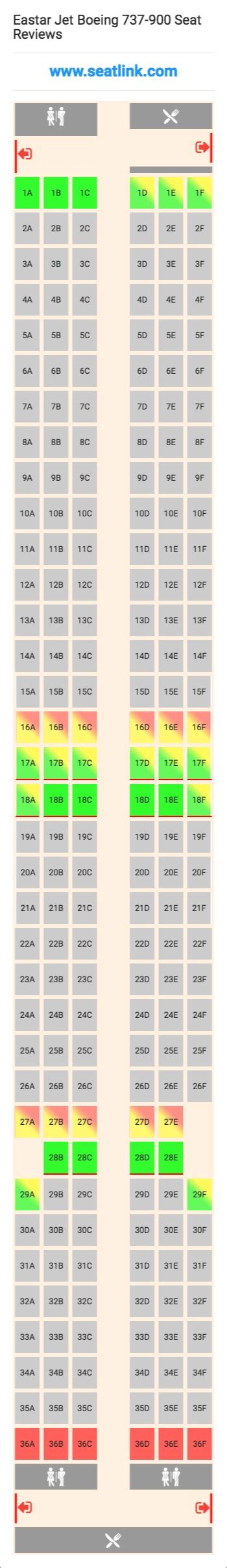 Boeing 737 900 Malindo Air Seat Map | Cabinets Matttroy