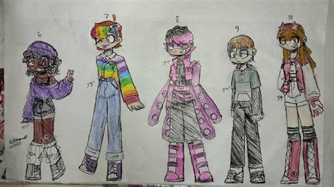 Humanized Numberblocks 6-10 by 55sstepmask15 on DeviantArt