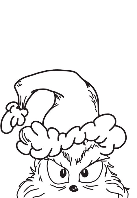 Grinch Printable Coloring Pages 4 Pages - Etsy