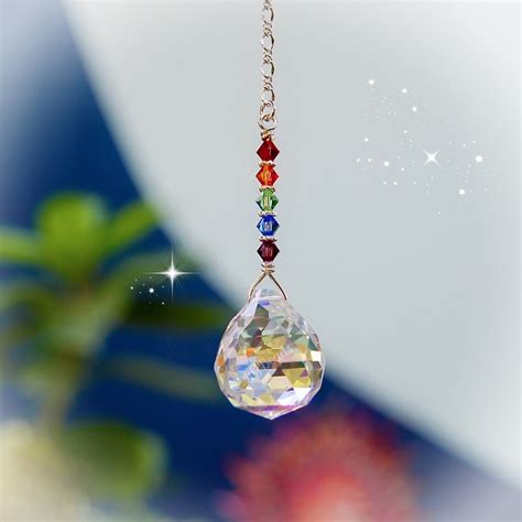 Rainbow Crystal Suncatcher - JGBeads