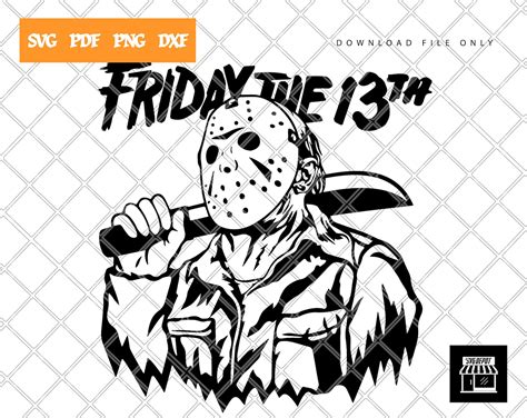 Jason Voorhees SVG Friday the 13th svg Perfect for Mugs | Etsy