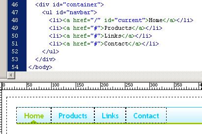 CSS navigation bar with stylish web2.0 elements | Web Development Blog