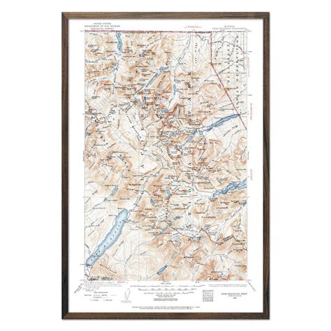 Glacier National Park 1938 USGS Map - Muir Way