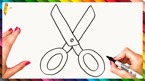 How To Draw Scissors Drawings For Children How To Draw Scissors | Images and Photos finder