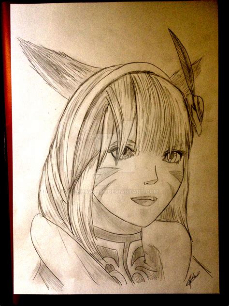 Miqo'te by Bhaal999 on DeviantArt