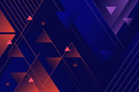 Free Vector | Abstract geometric gradient background