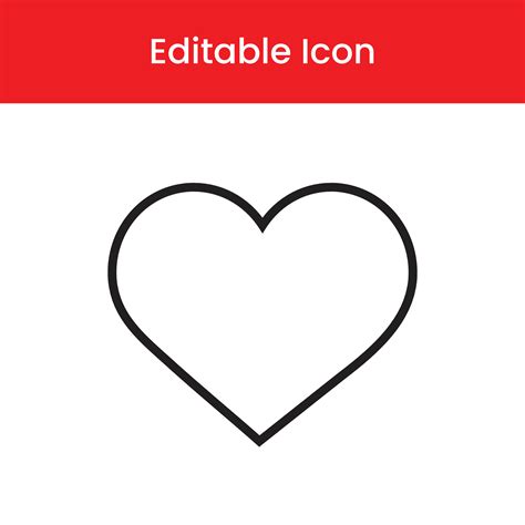 Heart icon, Heart outline icon, Heart vector icon 24812485 Vector Art at Vecteezy