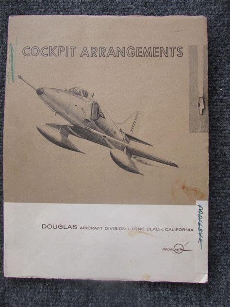 A-4 Skyhawk Cockpit Arrangements A-4A, A-4B, A-4C, A-4E Cockpit ...