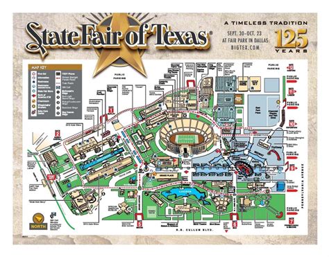 Event Map - Texas State Fair Parking Map - Printable Maps