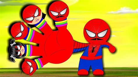 Spiderman Finger Family Song - YouTube