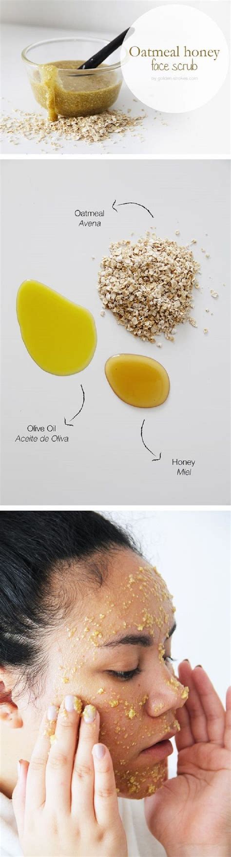 14 All-Natural DIY Scrub Recipes to Add A Healthy Glow to Your Skin | Natural face scrub, Diy ...