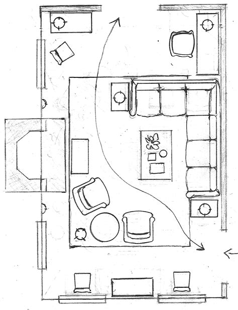 Schematic Diagram For Living Room Layout