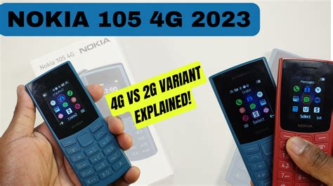 Nokia 105 4G 2023 Unboxing & Impressions: Upgraded Features ...