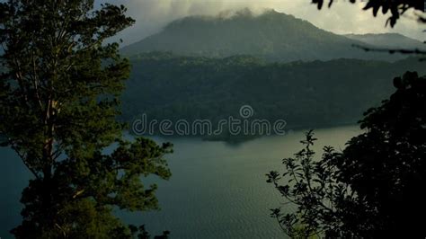 Lake Danau Buyan in Mountains of Bali, Indonesia. Hills of North Bali ...