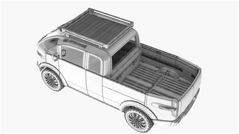 Canoo Pickup Truck - 3D Model by defost