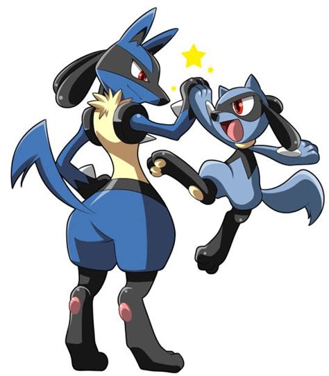 lucario y riolu | Pokemon, O pokemon, Pokémon desenho