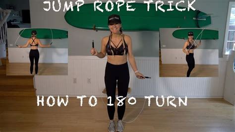 Learn how to 180 turn Jump Rope Trick Tutorial ~ Beginner - YouTube | Jump rope, Jump, Rope