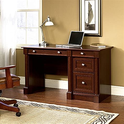 SAUDER Palladia Select Cherry Desk-412116 - The Home Depot