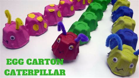 Egg Crate Caterpillar Craft Carton