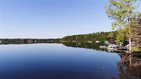 Drone Video of Big Bass Lake (Near Minong, Wisconsin) - YouTube