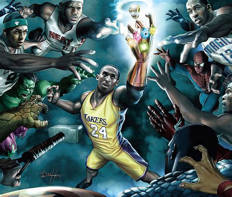 NBA Marvel Superheroes: Players reimagined as Marvel Comic Heroes ...