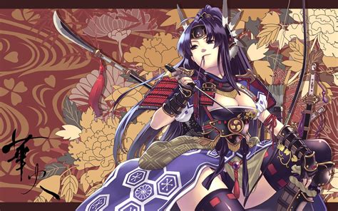 Anime Girl Samurai Wallpaper ~ Anime Girl