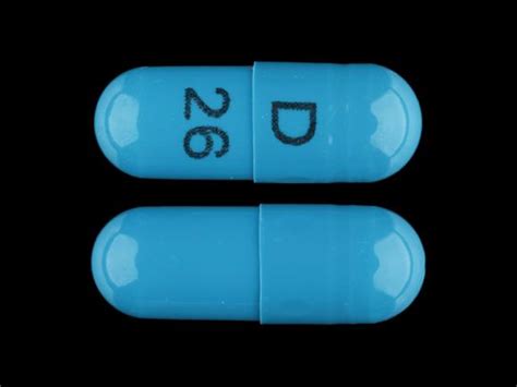 D 26 Pill Images (Blue / Capsule-shape)