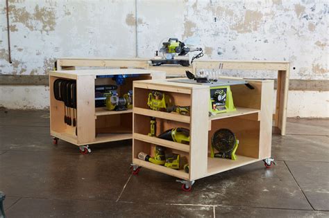 Ana White | Ultimate Roll Away Workbench System for Ryobi Blogger Build-Off - DIY Projects