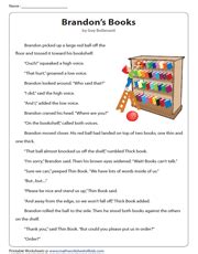 2nd Grade Printable Reading Worksheets