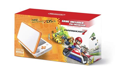 Amazon.com: New Nintendo 2DS XL - Orange + White With Mario Kart 7 Pre-installed - Nintendo 2DS ...