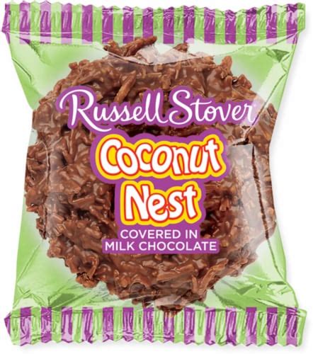 Russell Stover Milk Chocolate Coconut Nest Easter Candy, 1 oz - King Soopers