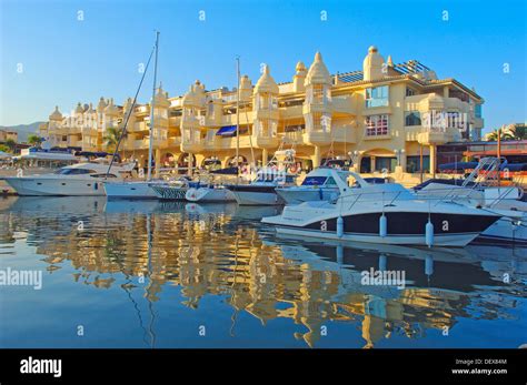 Puerto Marina yacht harbour, Benalmadena, Costa del Sol, Malaga Stock ...